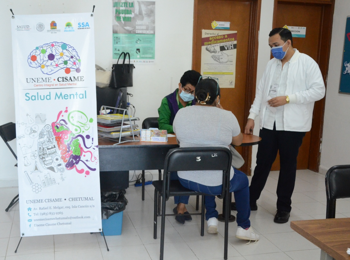 Uneme Cisame Brindan Atención Integral A Personas Con Problemas De Salud Mental Pedro Canché 